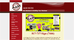 Desktop Screenshot of amsigns.net